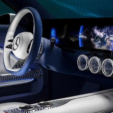 mercedes vision eqxx iç tasarım