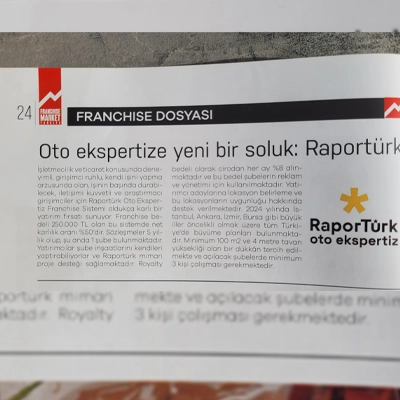Franchise Market dergisi reklam